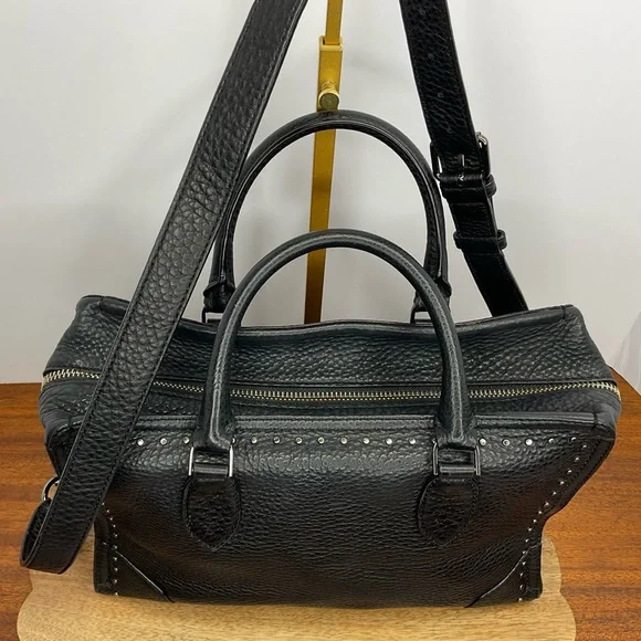 Rebecca Minkoff Pebbled Leather Moonwalking Satchel EUC - Picture 5 of 13